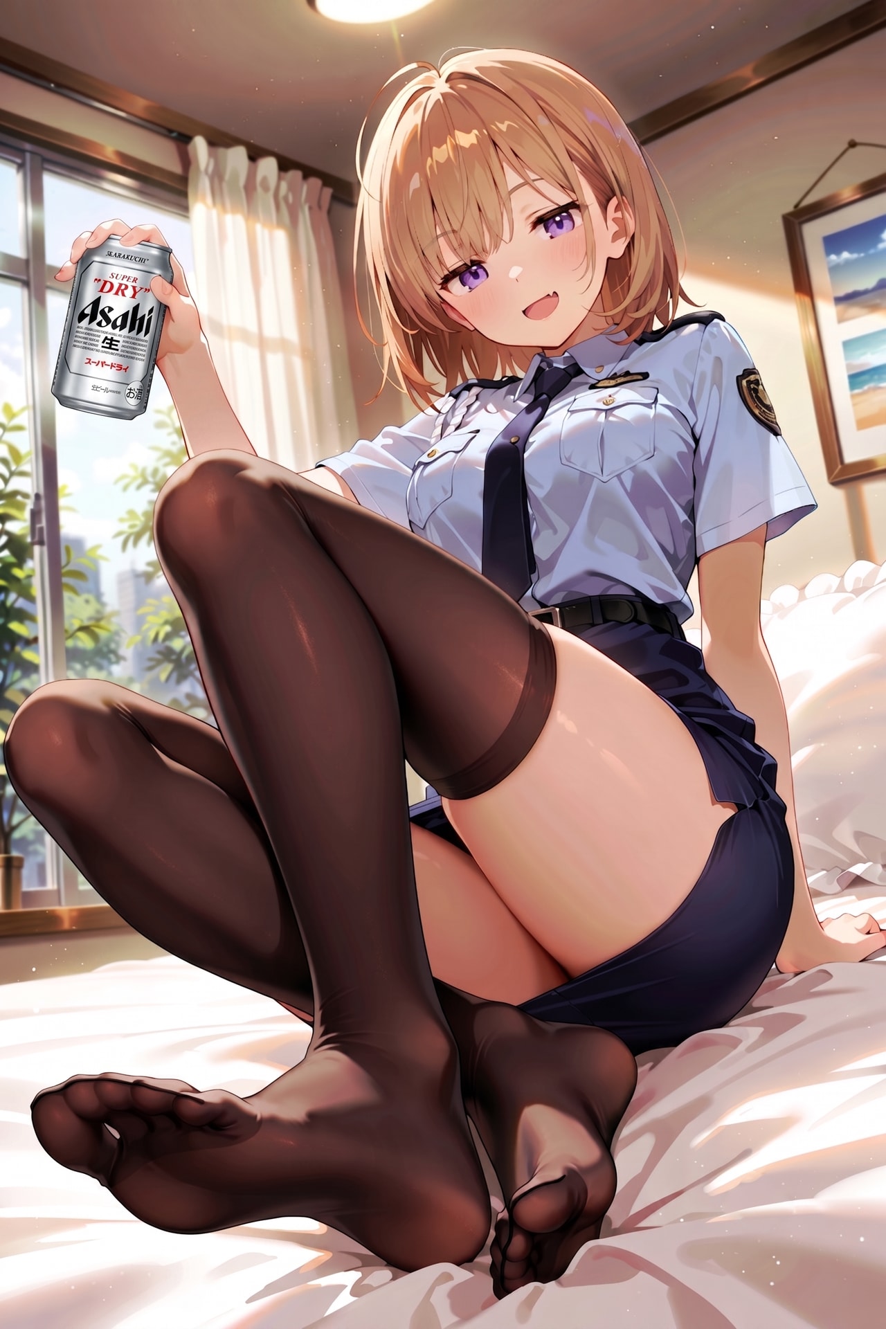 ジト目婦警さんとビール ～乾さつきのドライな日常～ Z609