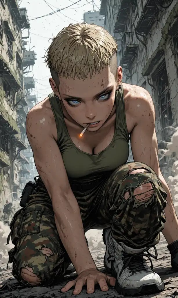 海兵隊女性兵士 | の人気AIイラスト・グラビア