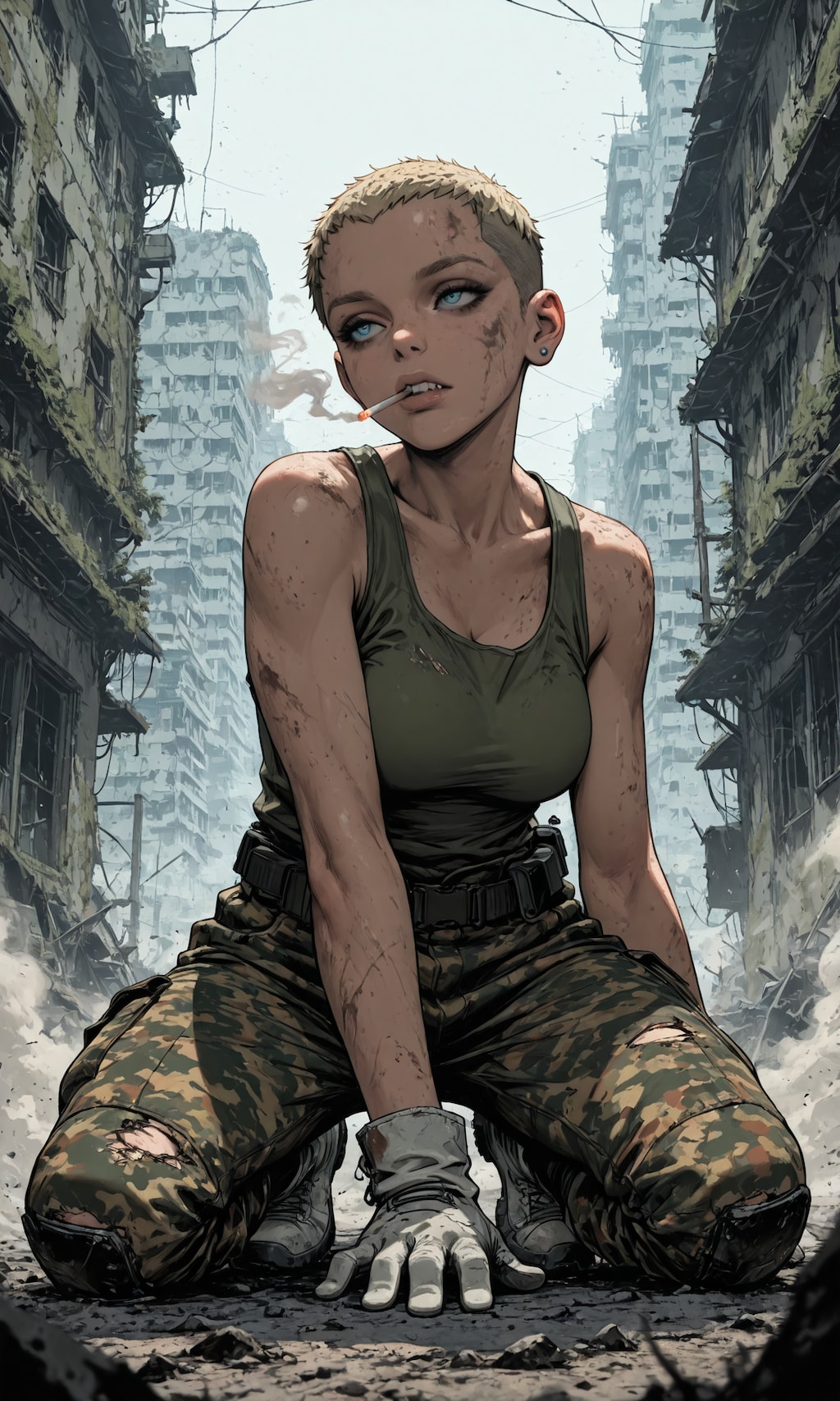 海兵隊女性兵士