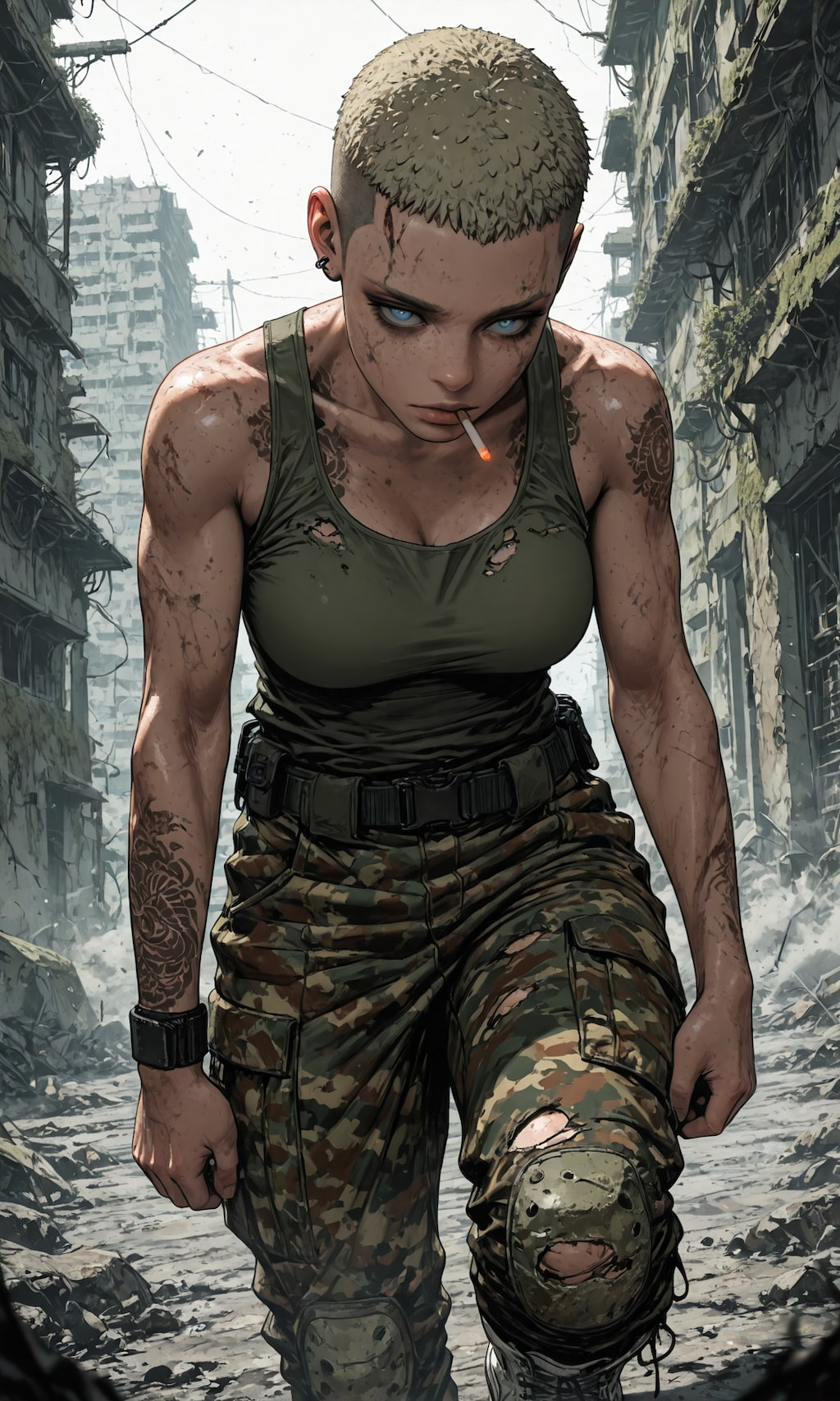 海兵隊女性兵士