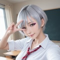 銀髪ちゃん 3枚目