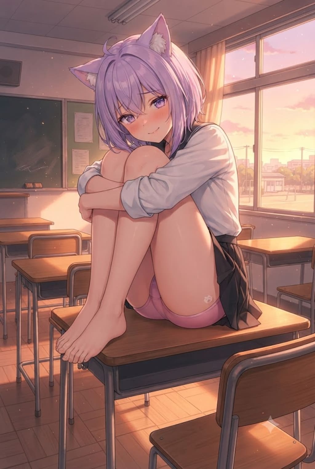 君はなんだか放っておけないにゃ。
