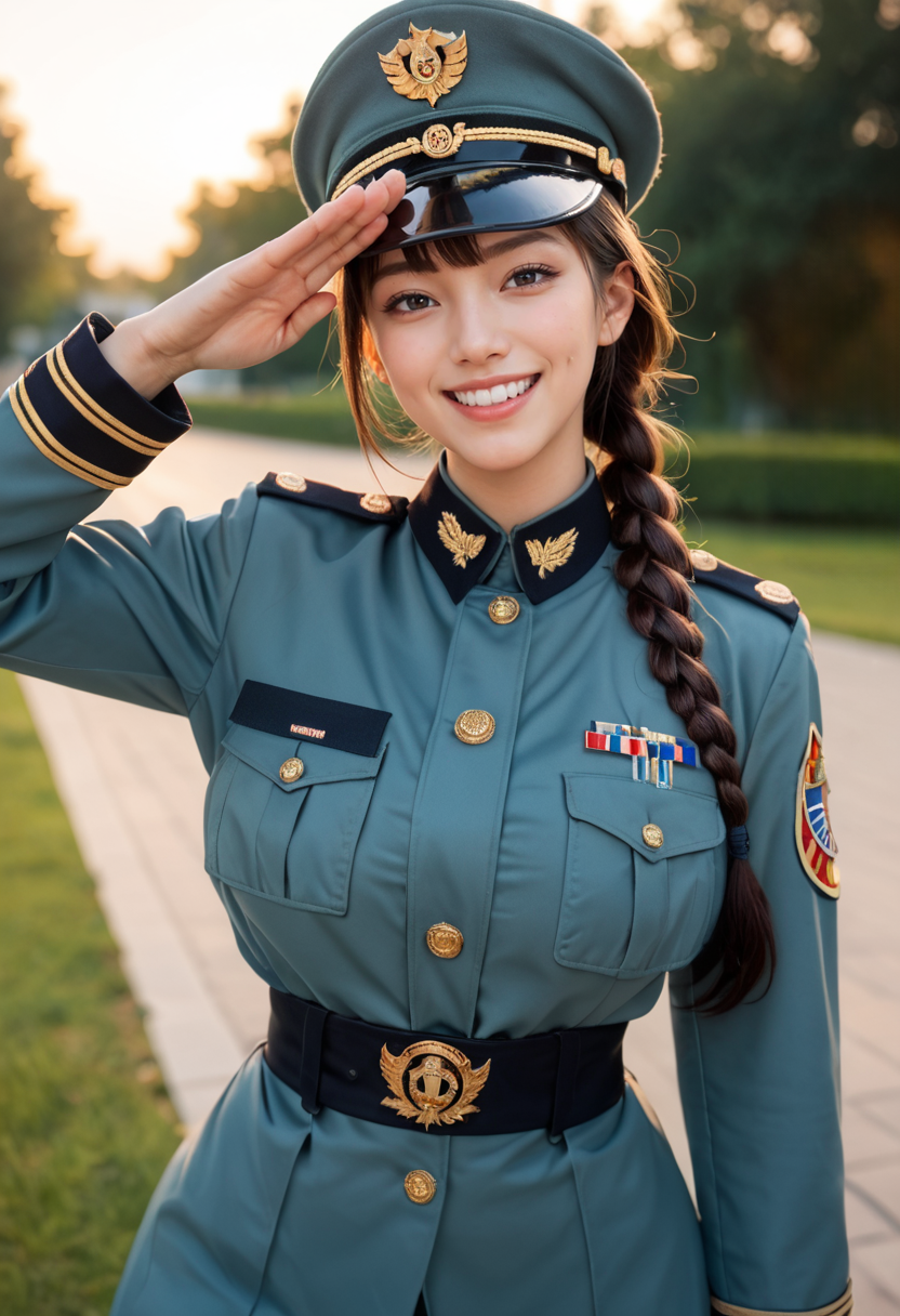 軍人コスプレ女子05