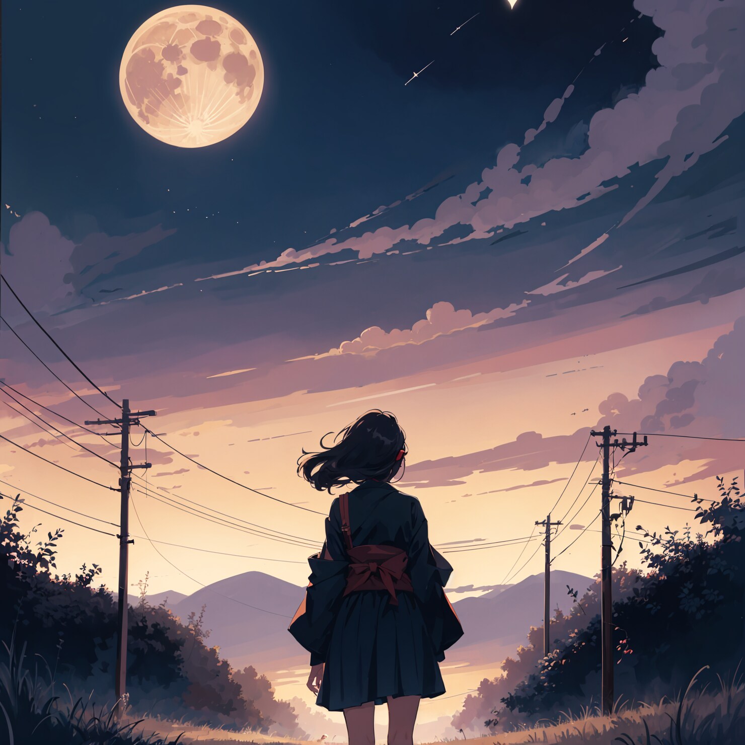 夏の夜の匂い