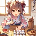 [Dalleさんで]○ートボールを作る女の子[ザートボール] 5枚目