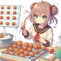 [Dalleさんで]○ートボールを作る女の子[ザートボール] 7枚目