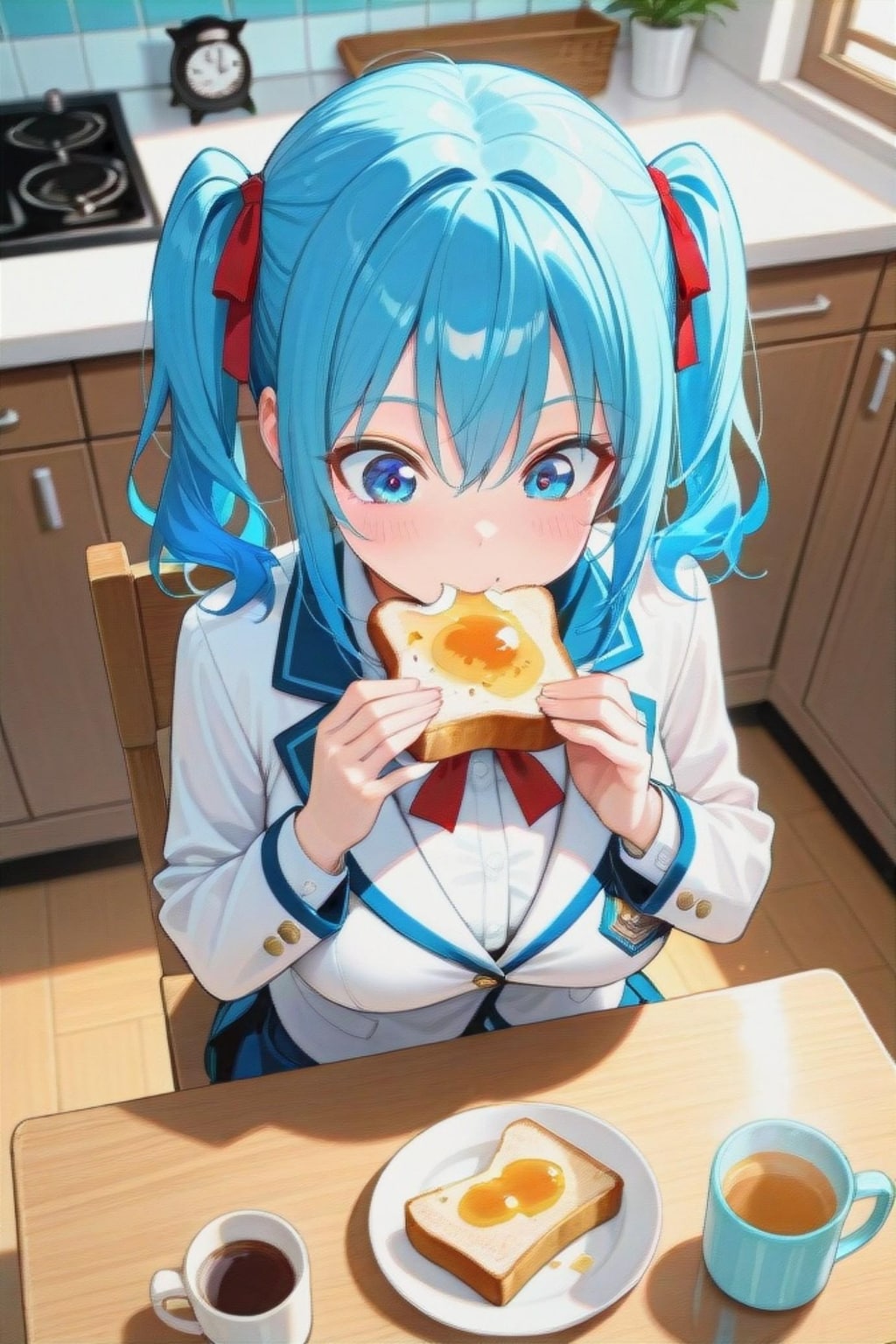 青髪ちゃん