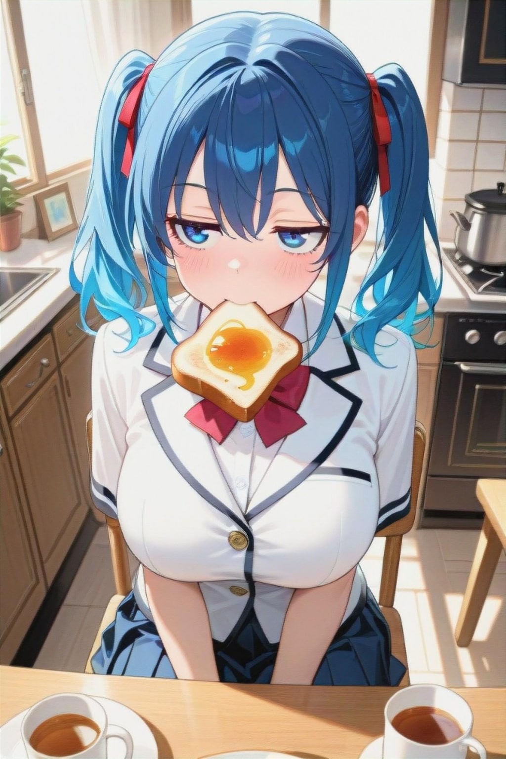 青髪ちゃん