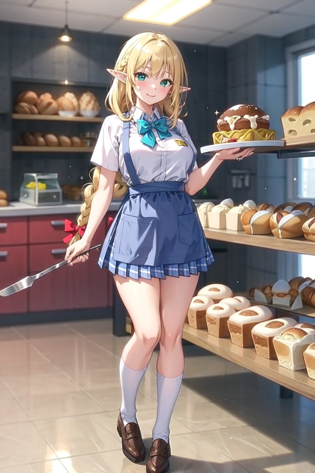 マリーネさんもトングカチカチ我慢軍