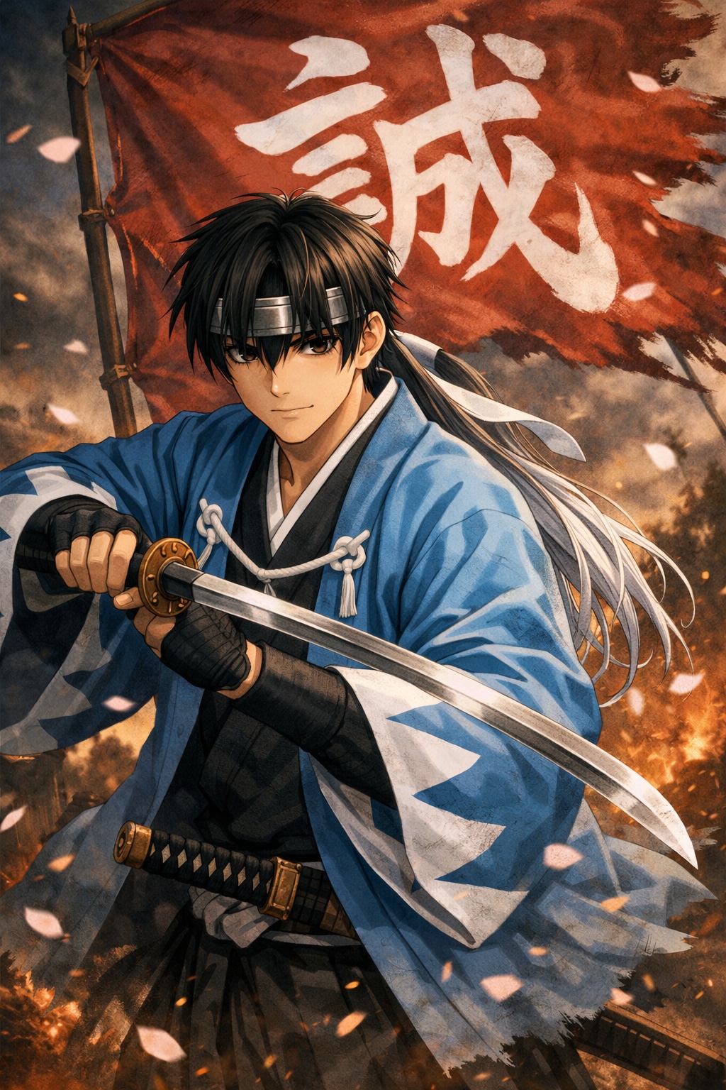 誠の旗の下に集い！いざ、参る！！ | の人気AIイラスト・グラビア