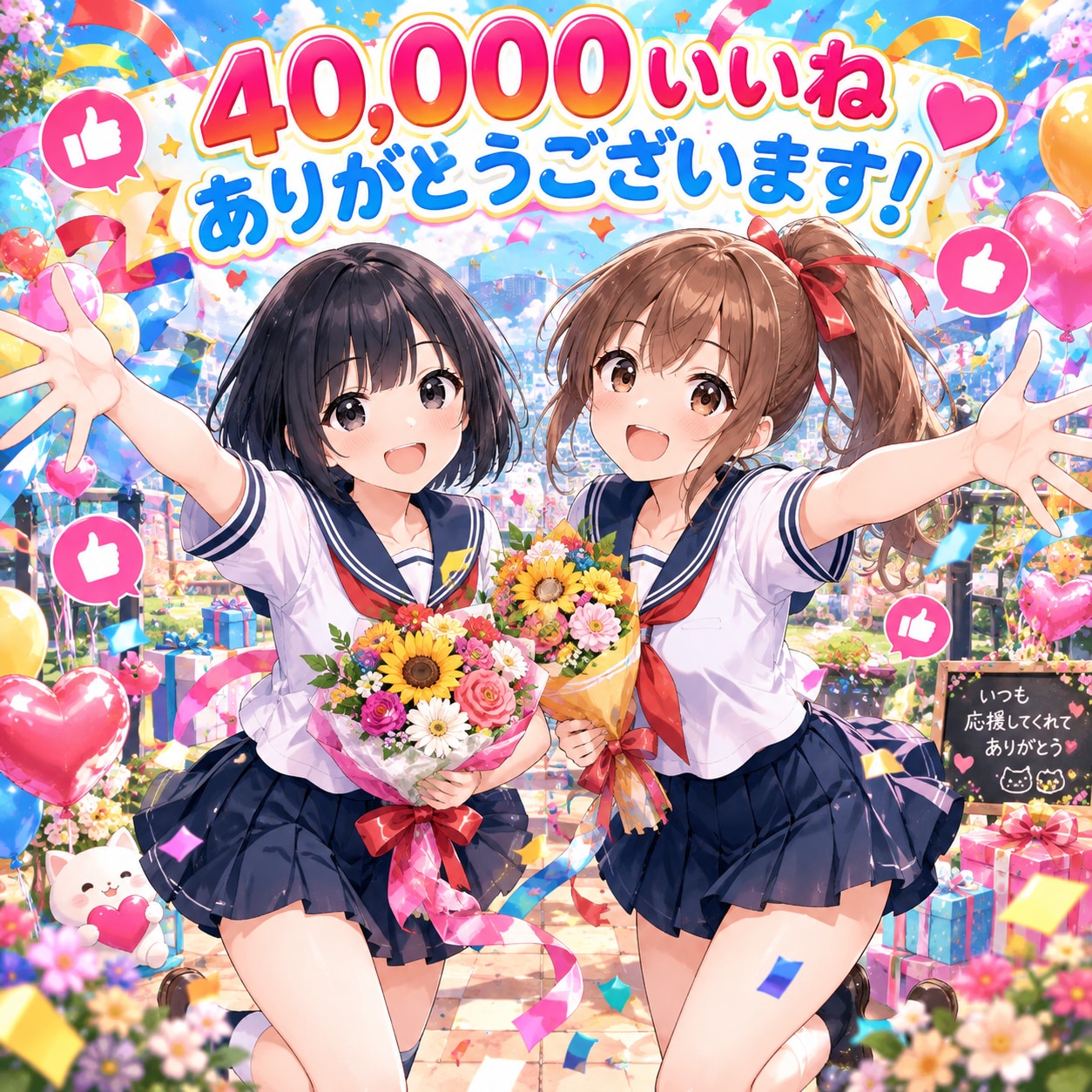 ありがとうございます🙇 | の人気AIイラスト・グラビア