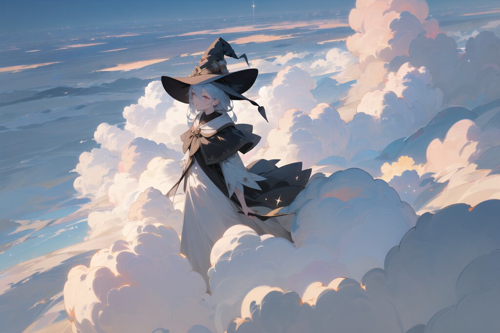 雲の上の魔女さん