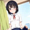 毎朝兄にパンツを見せるのが妹のルーティン 2枚目