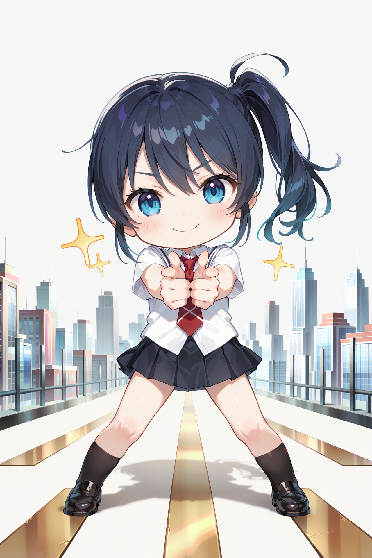 制服ちびキャラデイズ Z417 | の人気AIイラスト・グラビア