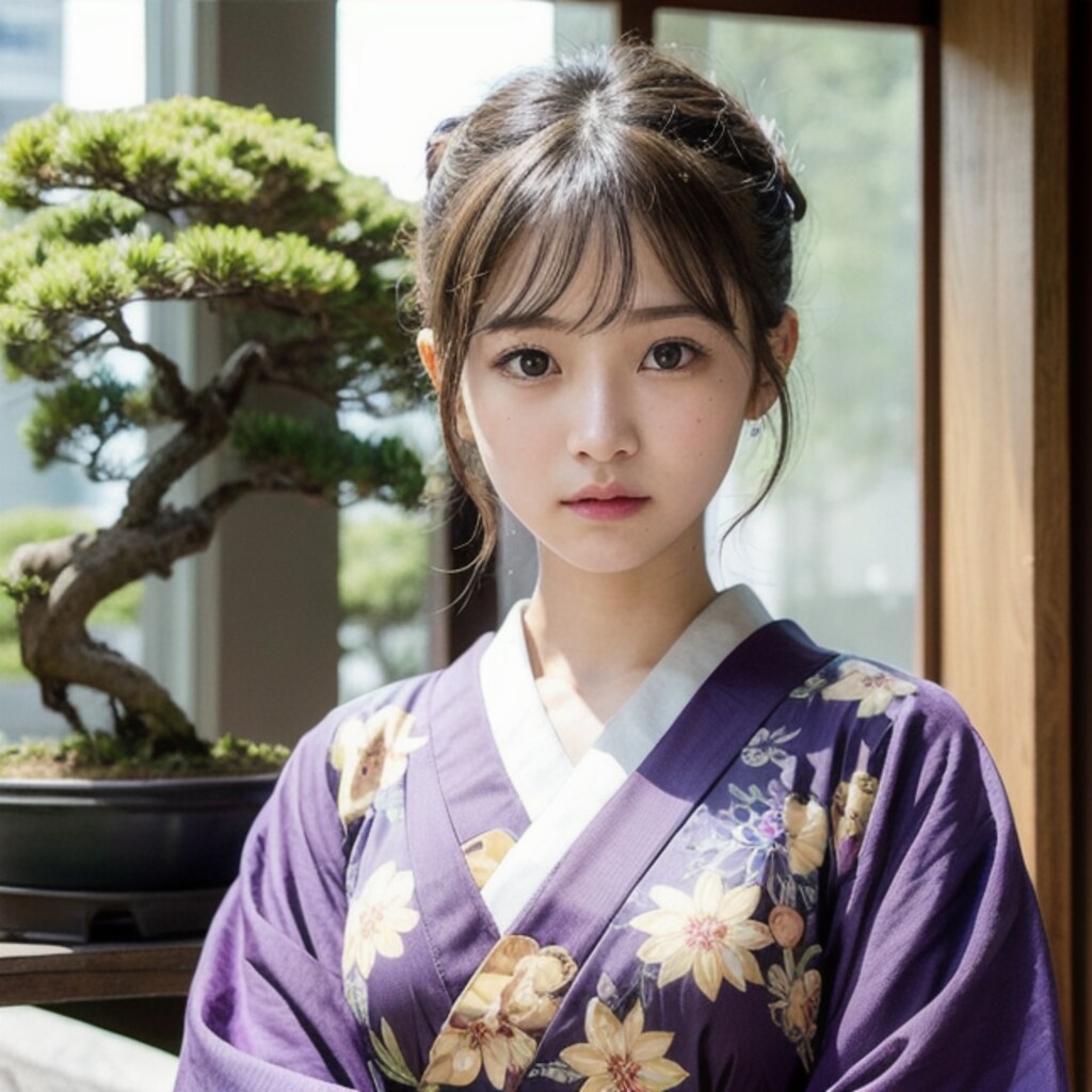 盆栽大好きっ娘ちゃん