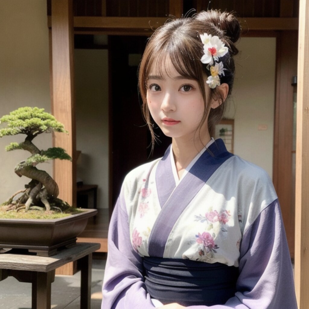 盆栽大好きっ娘ちゃん