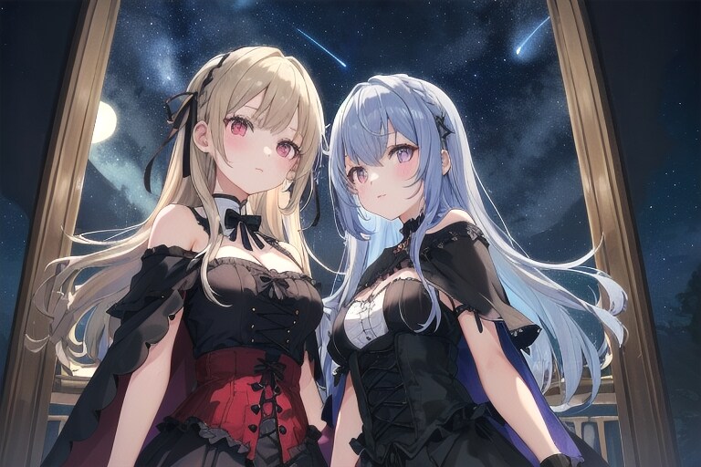 ふたり | の人気AIイラスト・グラビア