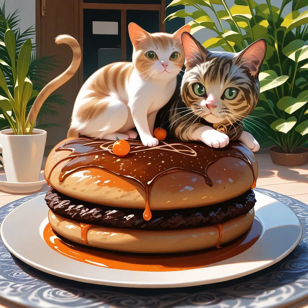 猫バーガー