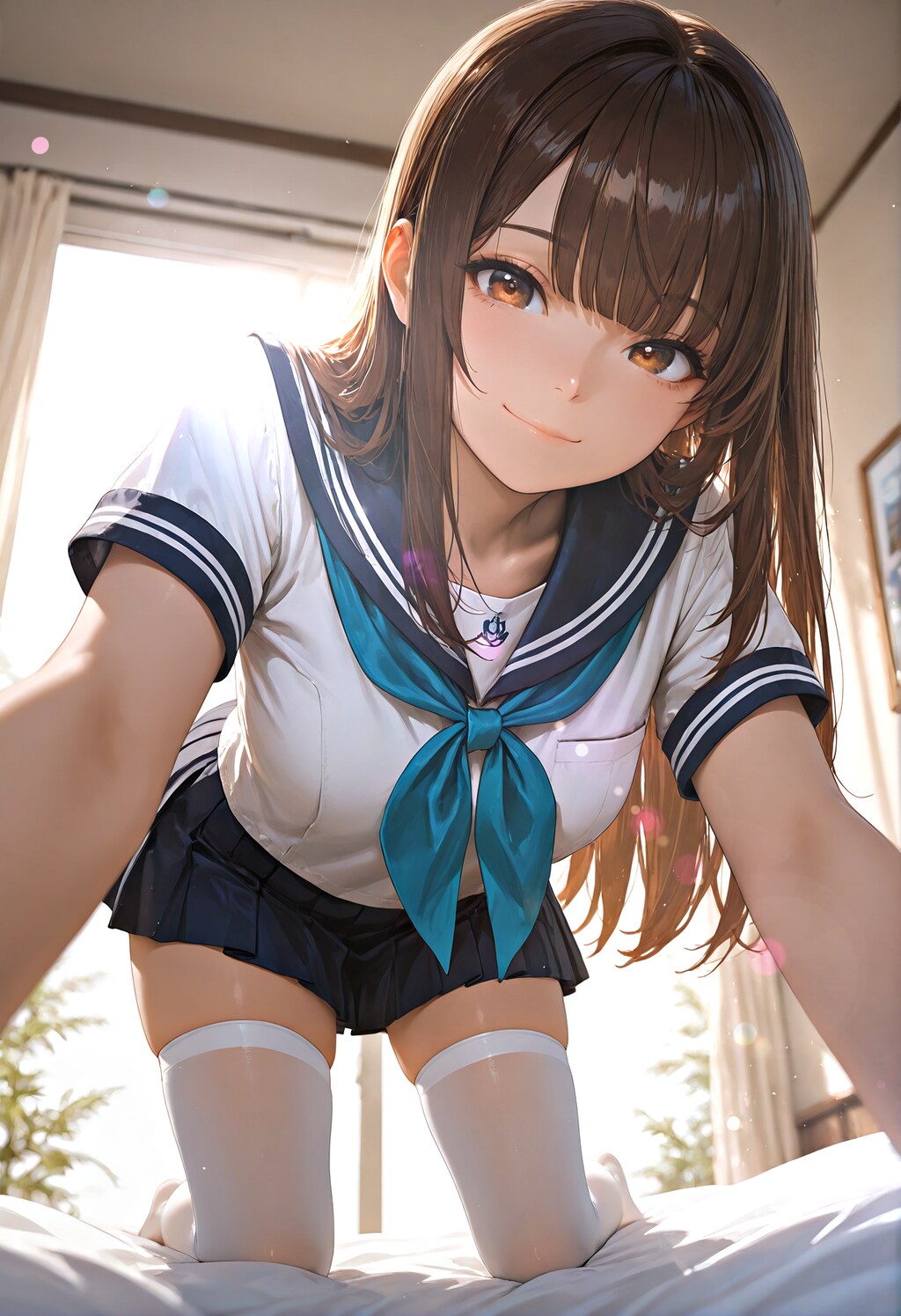 朝だよ　おきて