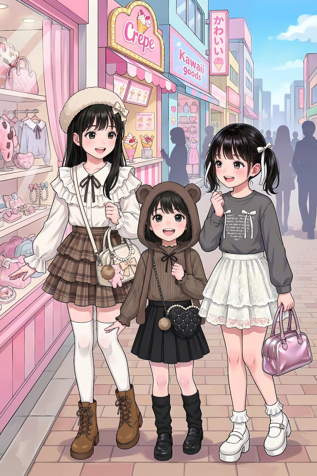原宿だよ三姉妹