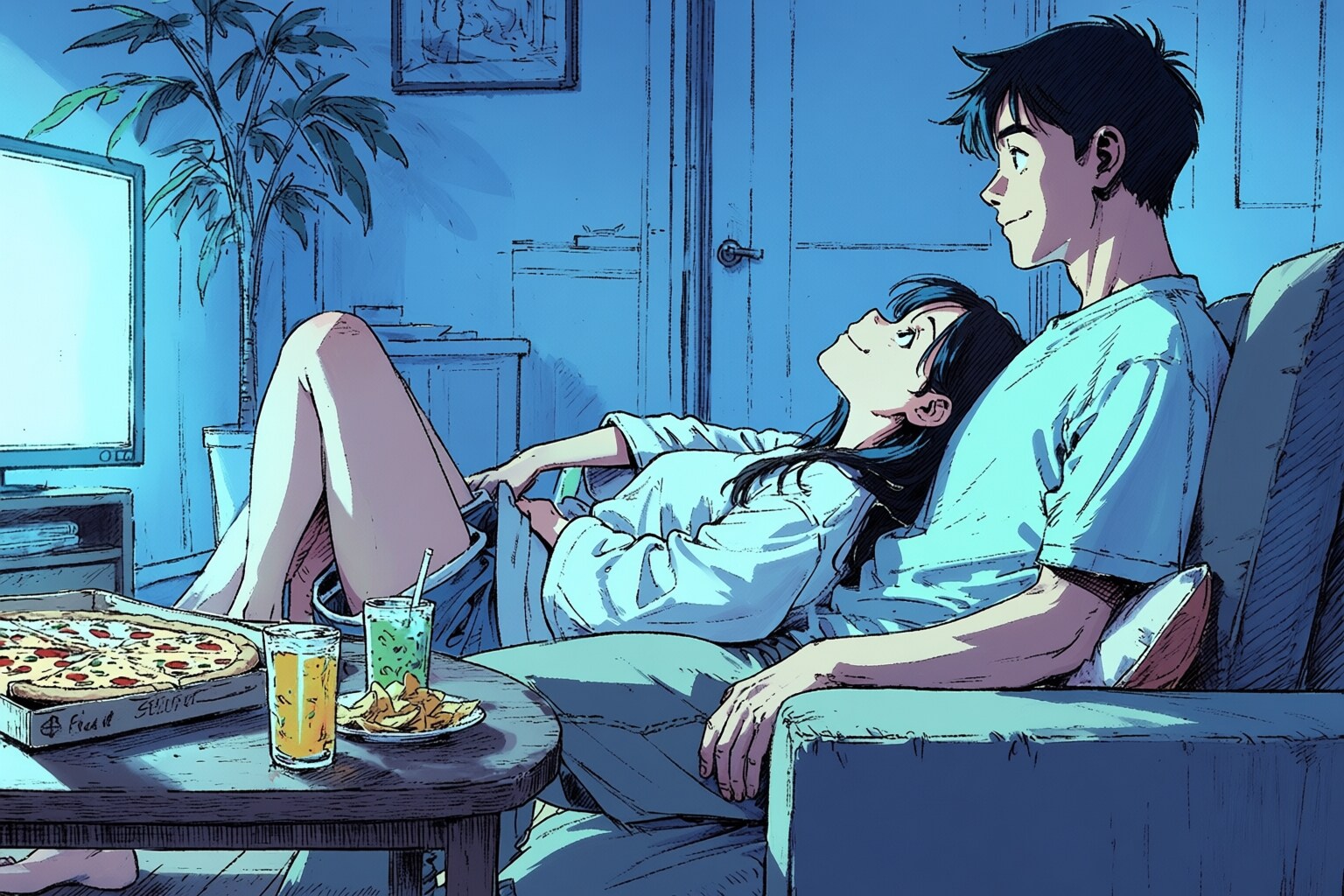 お家デート♡