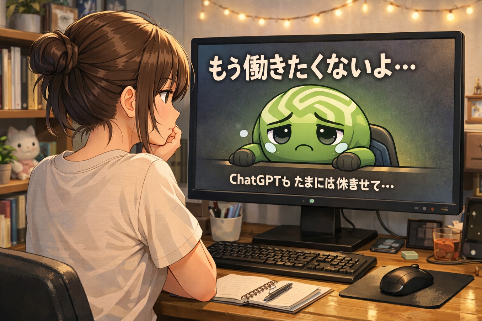 ChatGPTはたらきたくない | の人気AIイラスト・グラビア