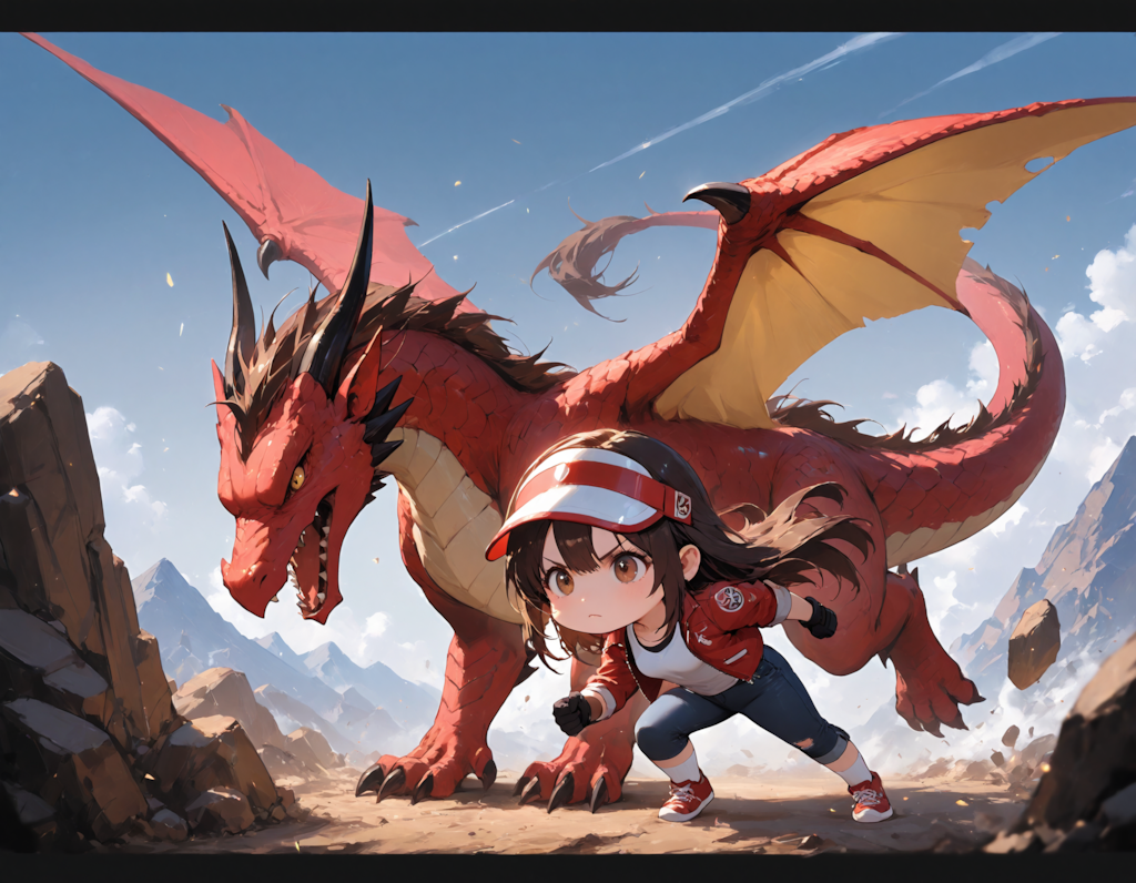ドラゴンと友達になったちび美雪