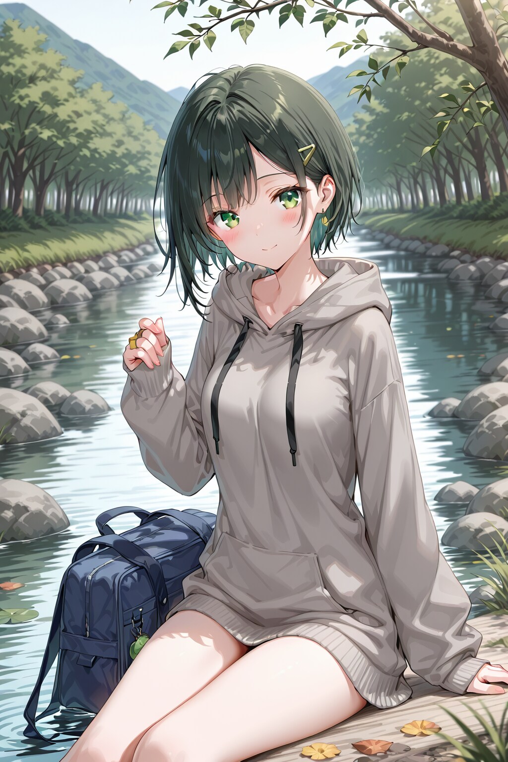 川遊び
