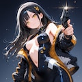 [12枚] サイバー系ゲーム衣装×銃 2枚目