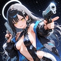[12枚] サイバー系ゲーム衣装×銃 12枚目