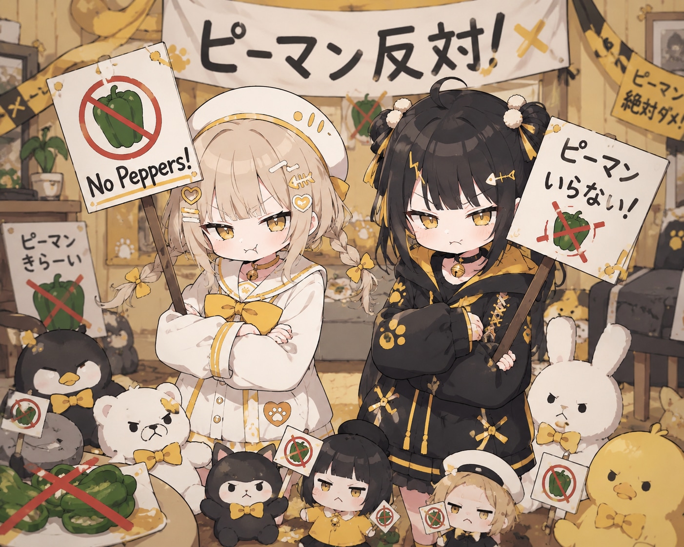 ピーマン反対！