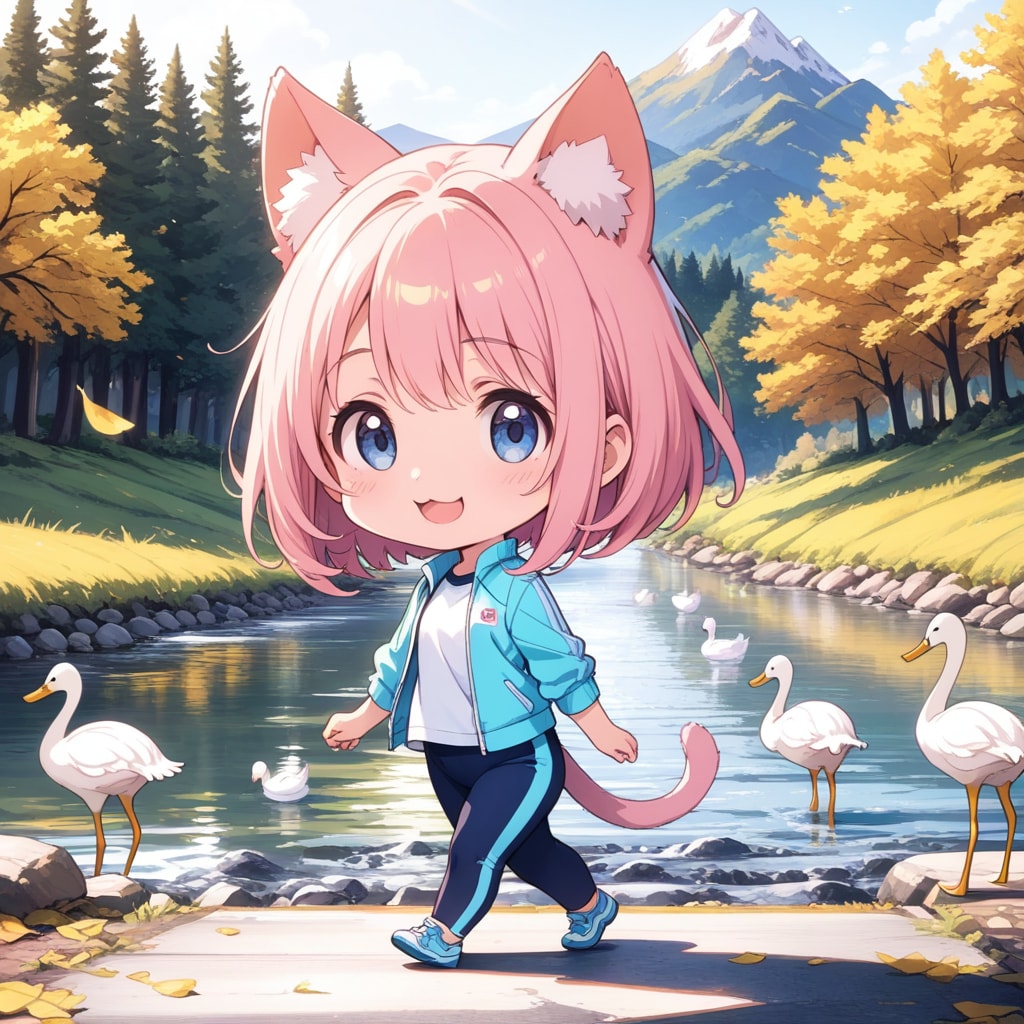 おはようにゃん | の人気AIイラスト・グラビア