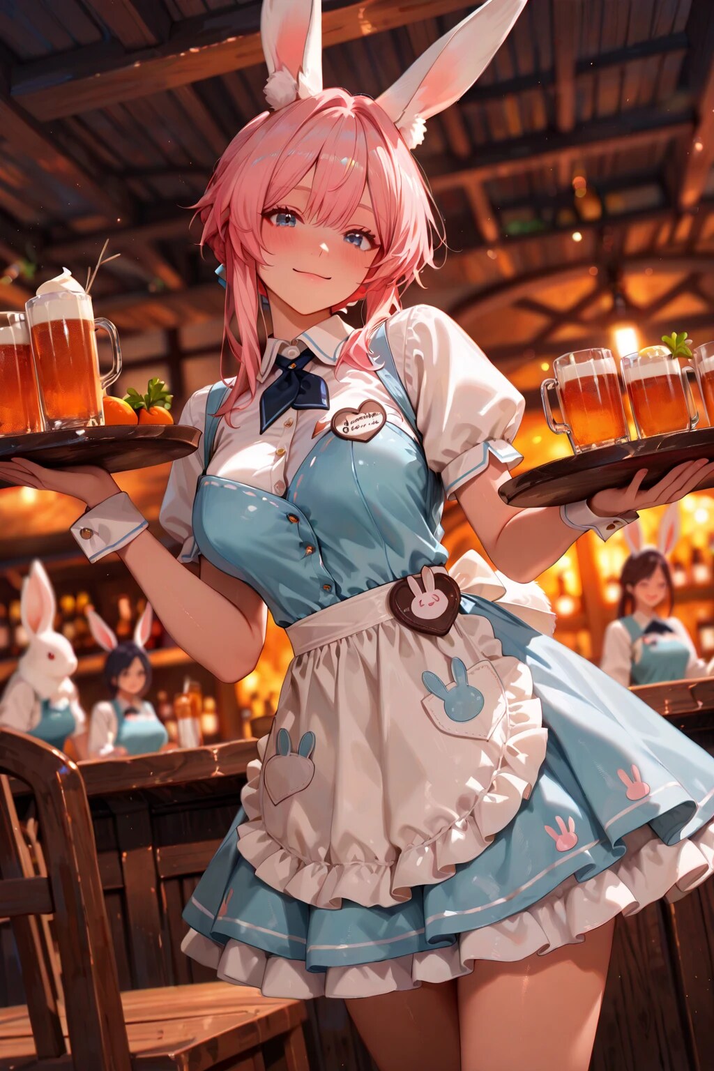 酒場のバニー | の人気AIイラスト・グラビア