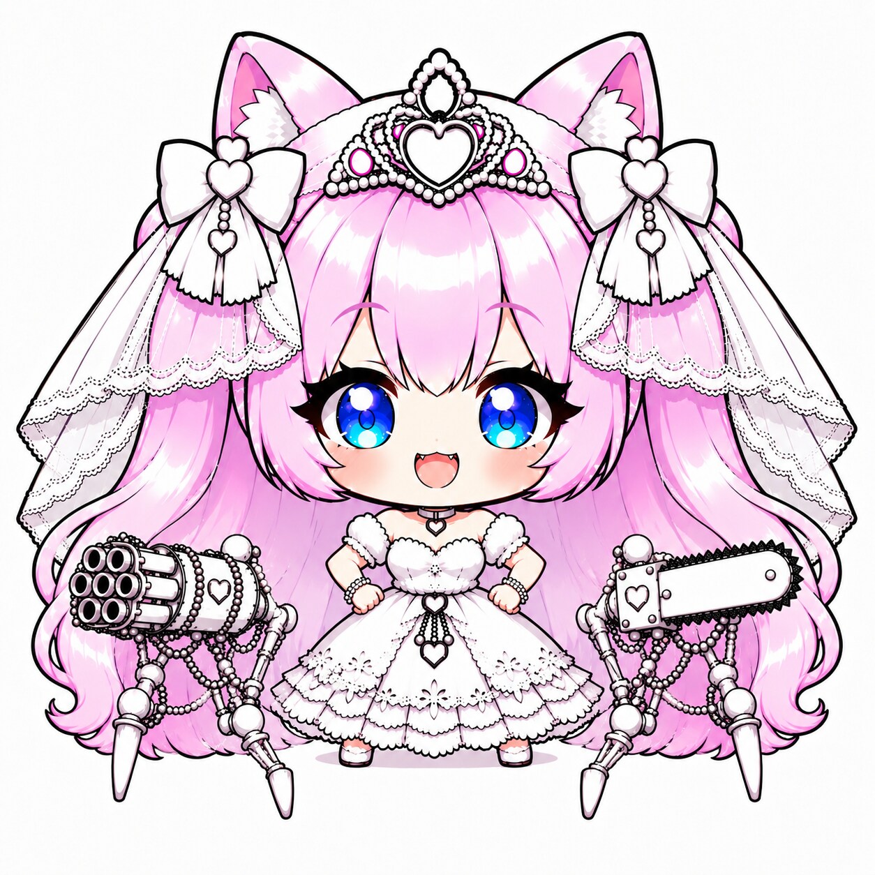 「ガトリングちゃん」「チェーンソーちゃん」