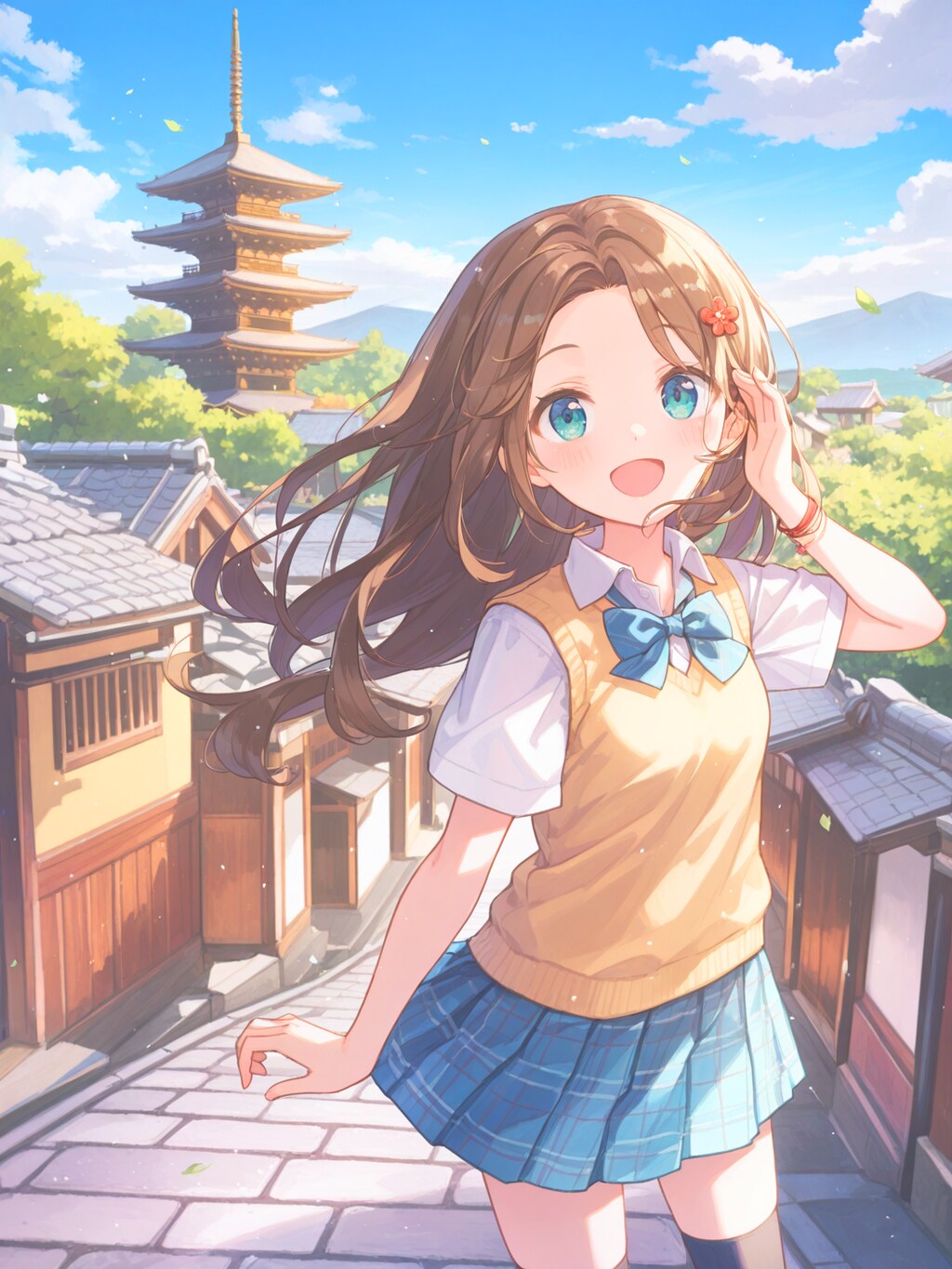 桜の季節の祇園観光