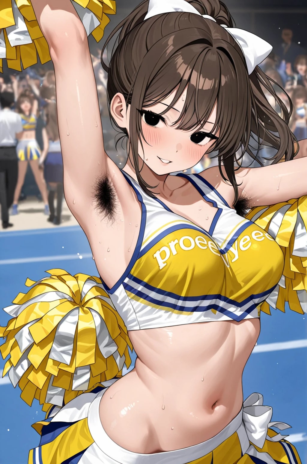 実話、チアリーダーの腋毛❤️