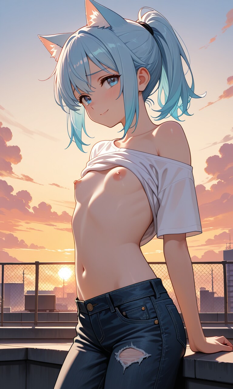 こんな貧乳見たい？