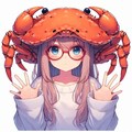 カニ少女 4枚目