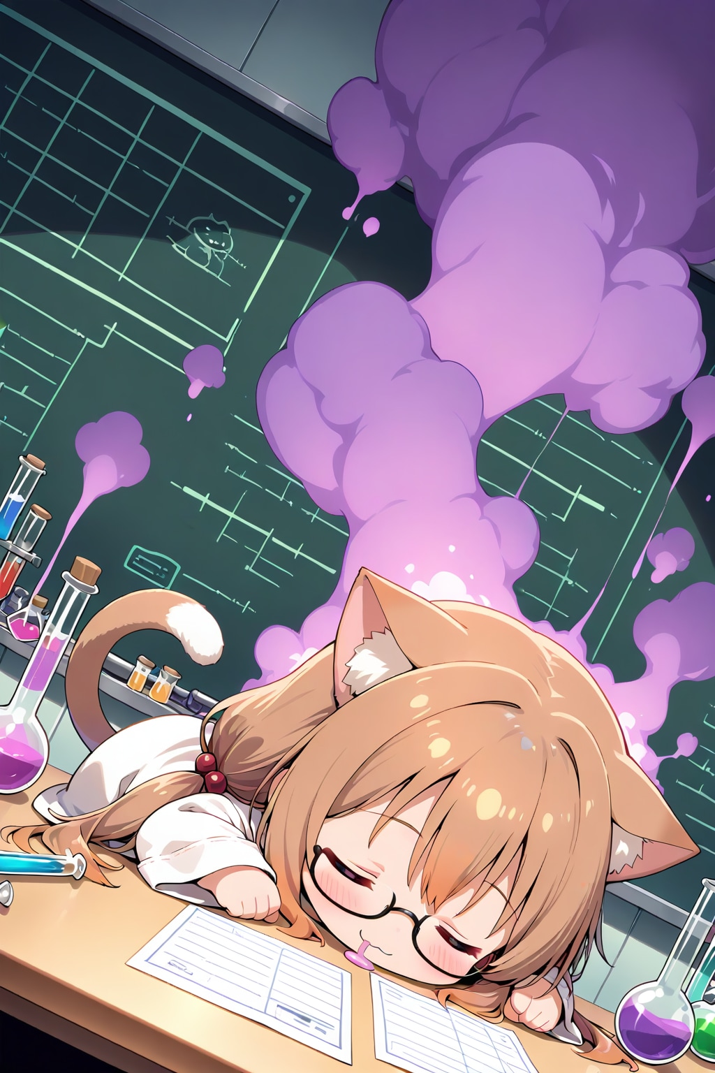 博士は人工マタタビの生成に成功した！ | の人気AIイラスト・グラビア