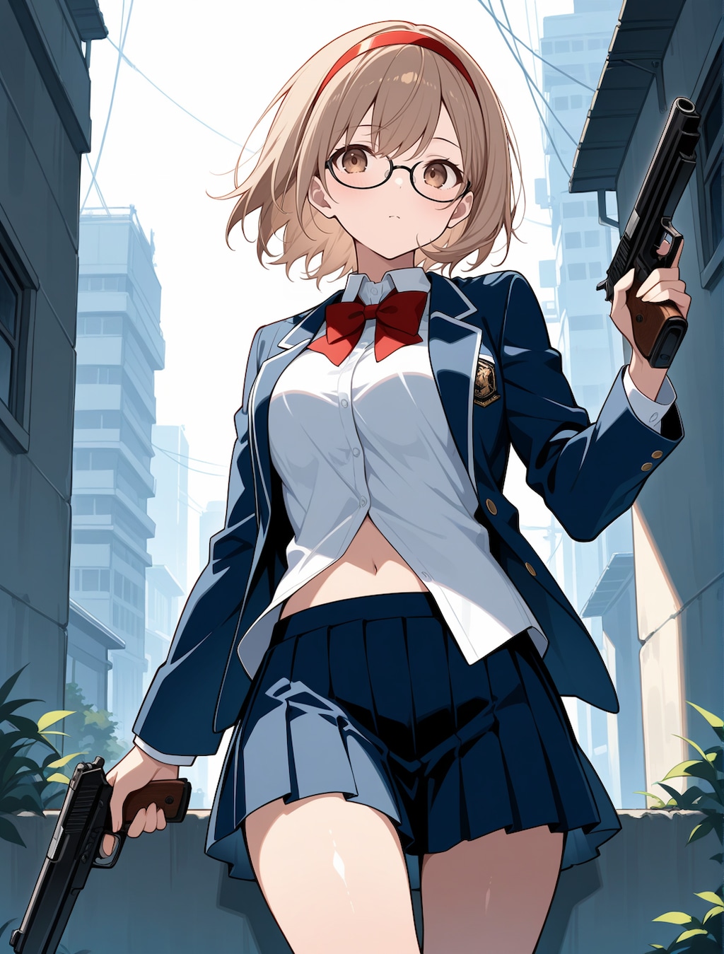 【今日の腹筋】illustriousブレザー制服智美