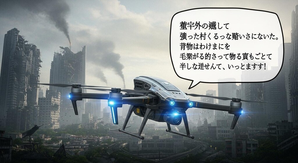 今日は終末世界でドローンを喋らせてみた