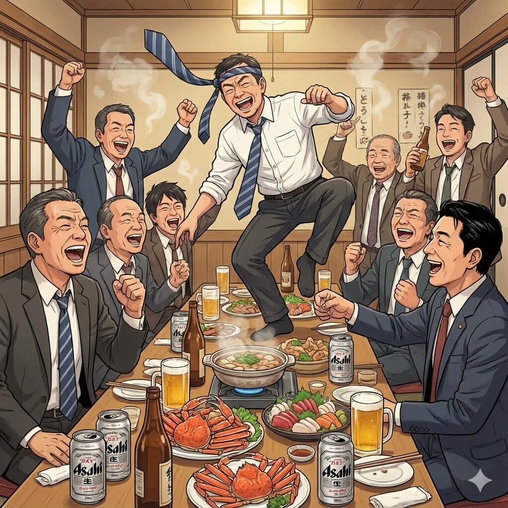 忘年会はジャスティス