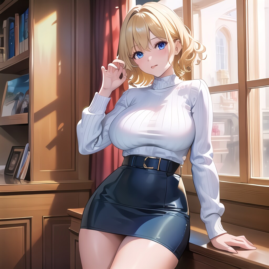 秋の金髪さん2 | の人気AIイラスト・グラビア