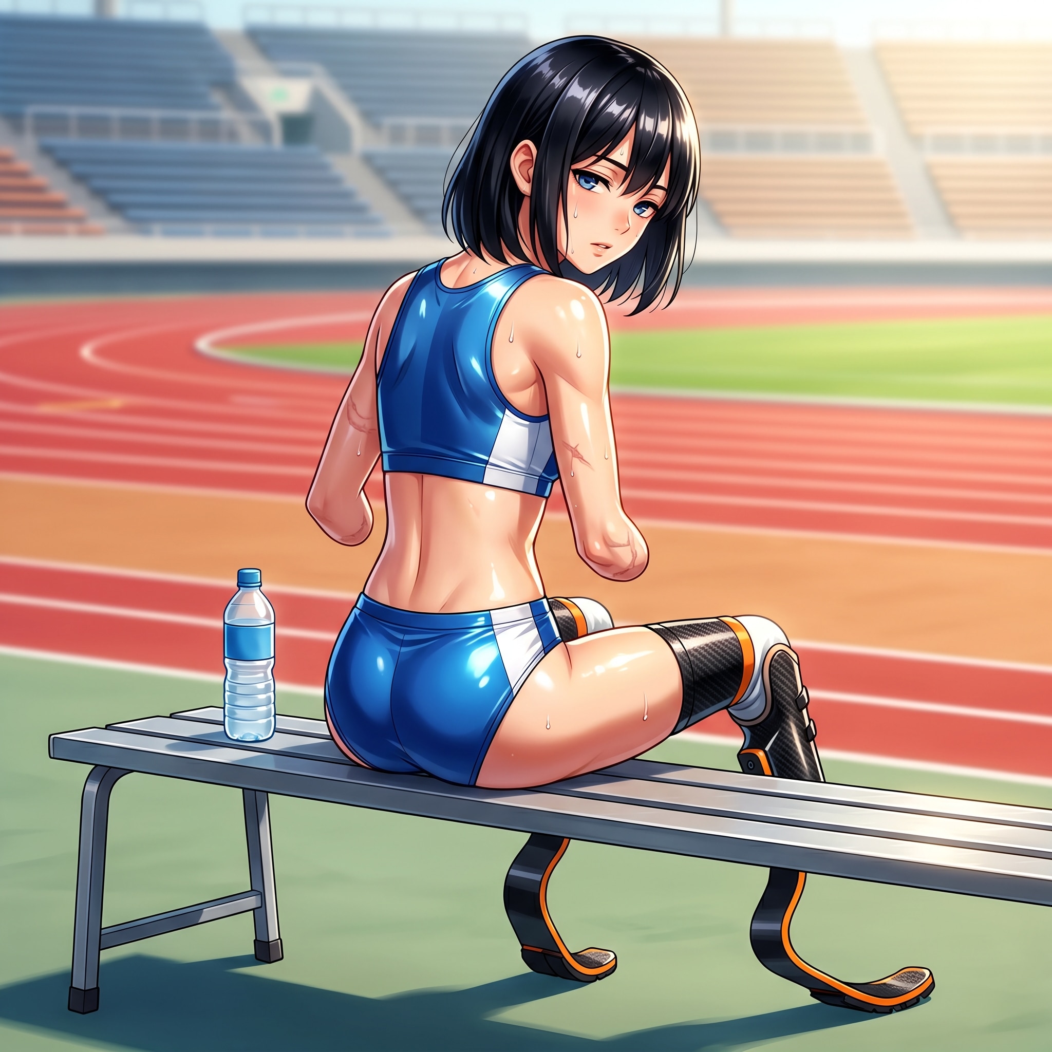 一人では