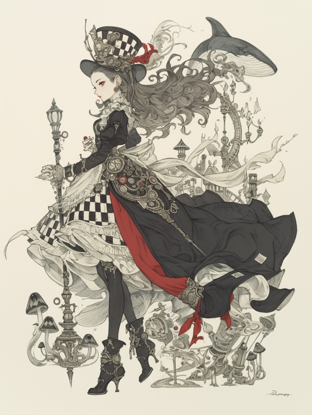 alice in steampunk wonderland