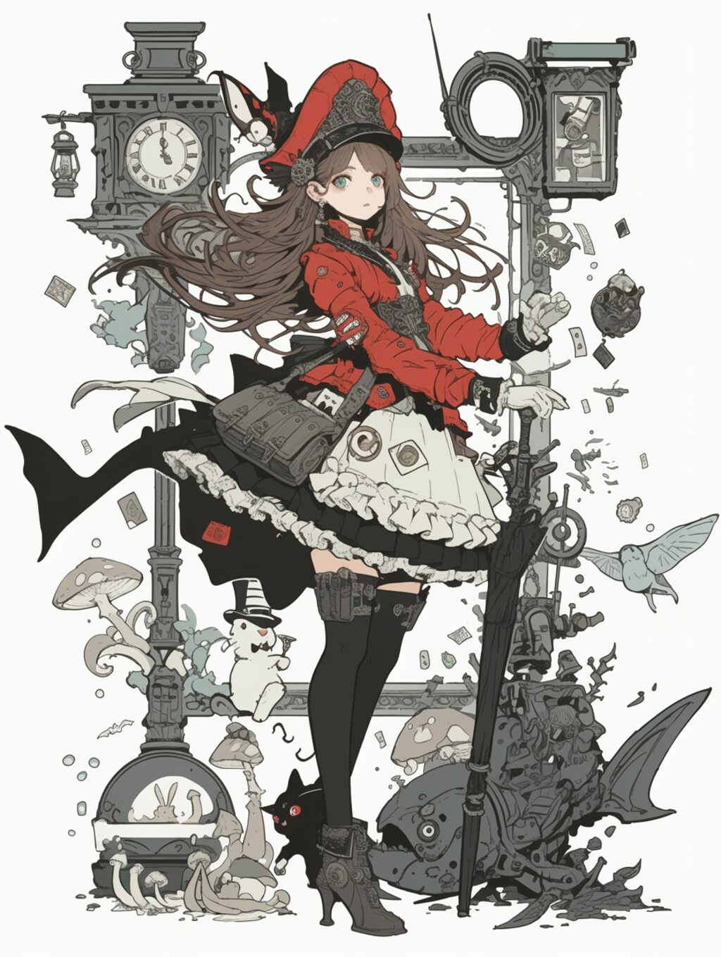 alice in steampunk wonderland