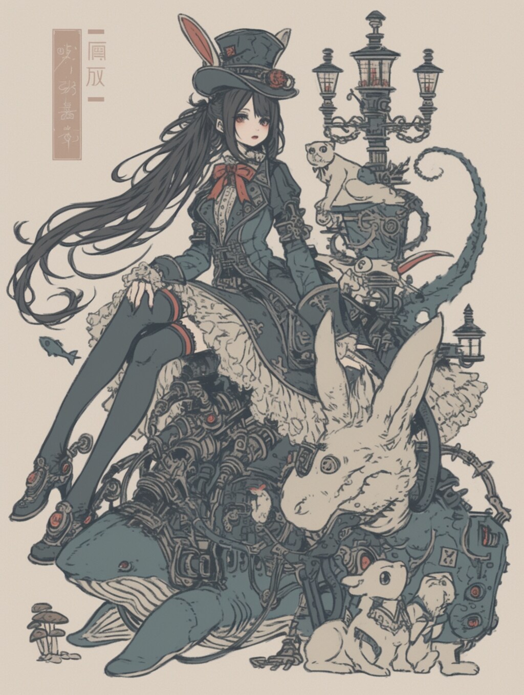 alice in steampunk wonderland