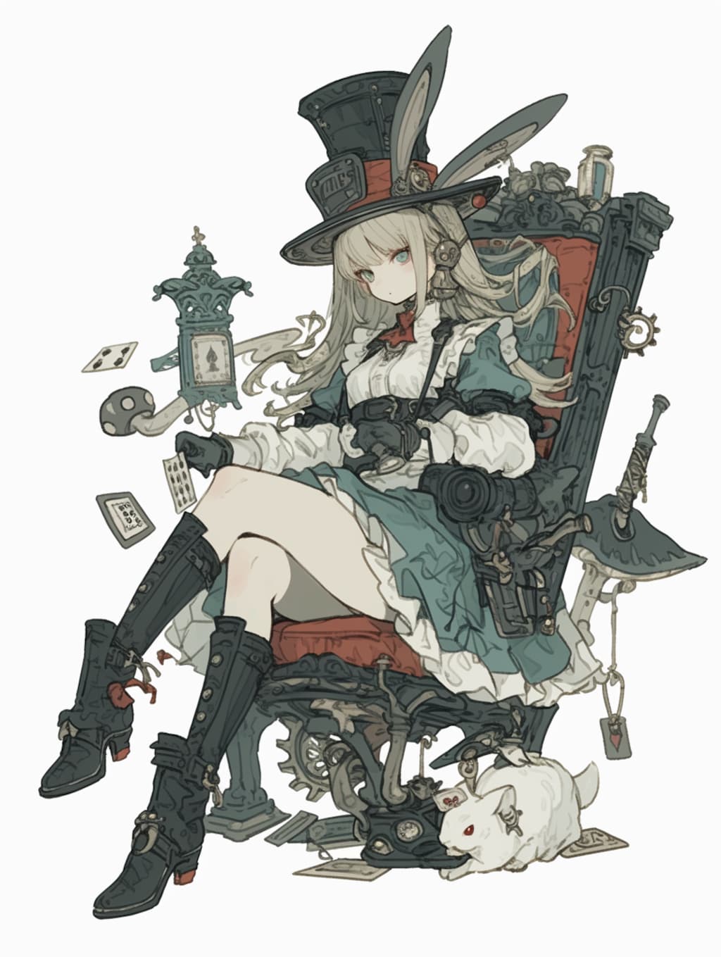 alice in steampunk wonderland