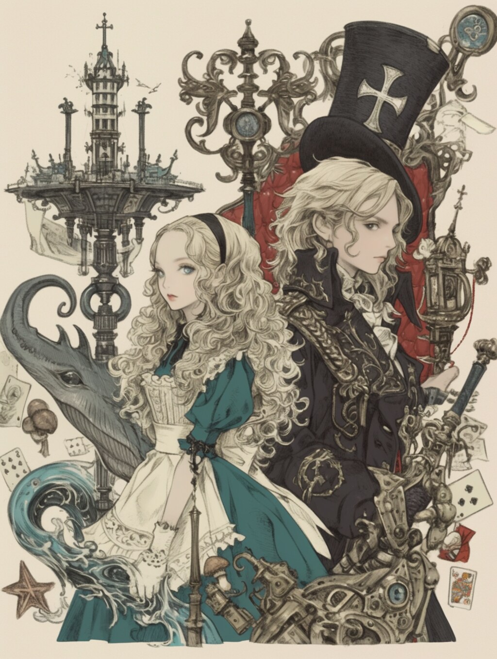 alice in steampunk wonderland