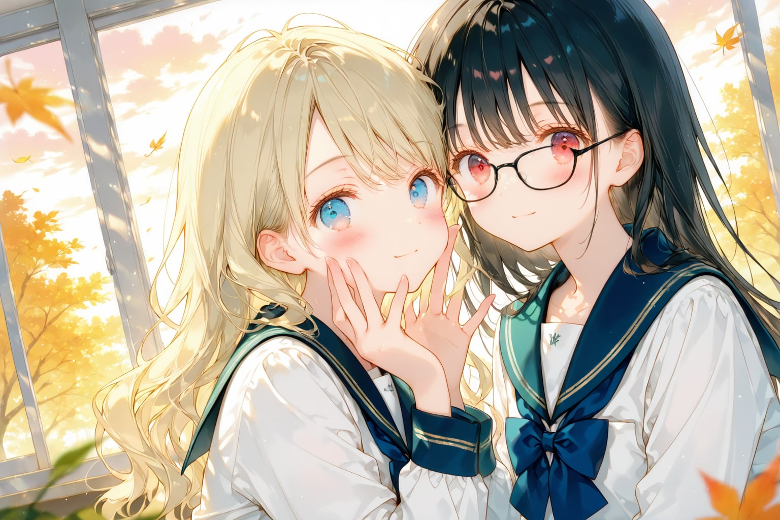 [眼鏡]ちちぷいちゃん と ししょちゃん | の人気AIイラスト・グラビア